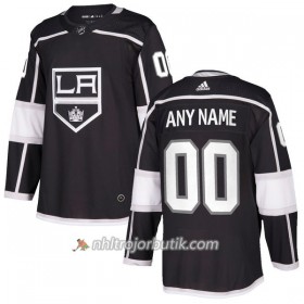 Män Ishockey Los Angeles Kings Tröja med eget tryck Adidas 2017-2018 Svart Authentic